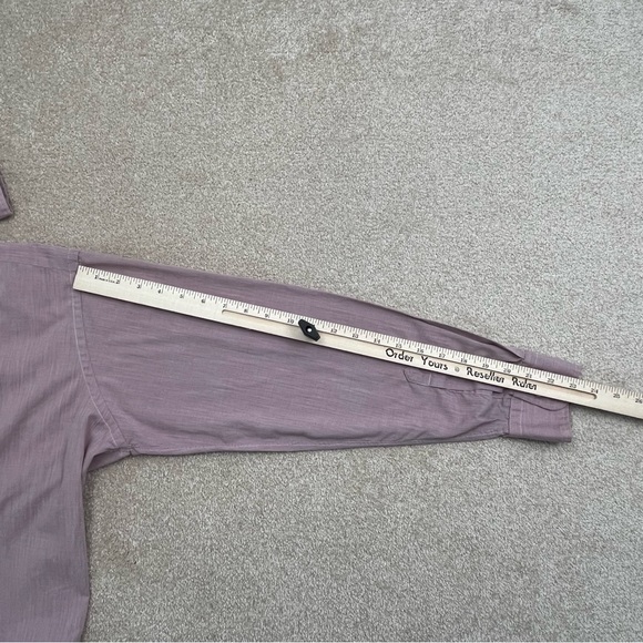 Vintage Christian Dior Shirt Adult Neck 15.5 Pink Button Up Designer Preppy Men - Picture 10 of 12